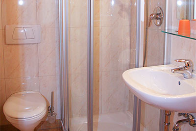 Bad in der Ferienwohnung Ringelblume