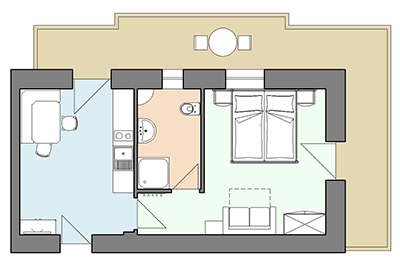 Grundriss Wohnung Lilie