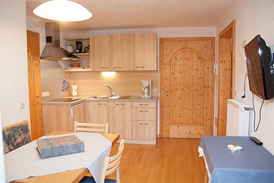 Küche Ferienwohnung Kornblume